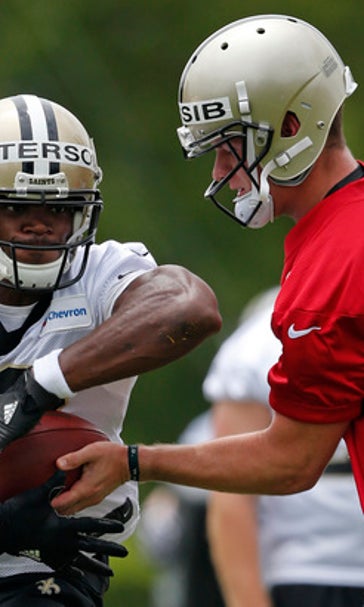 Saints' Peterson laughs off critics of his catching ability